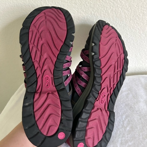 Chaco Women's Pink and Gray Outdoor Sandals Size 11 - Picture 7 of 9